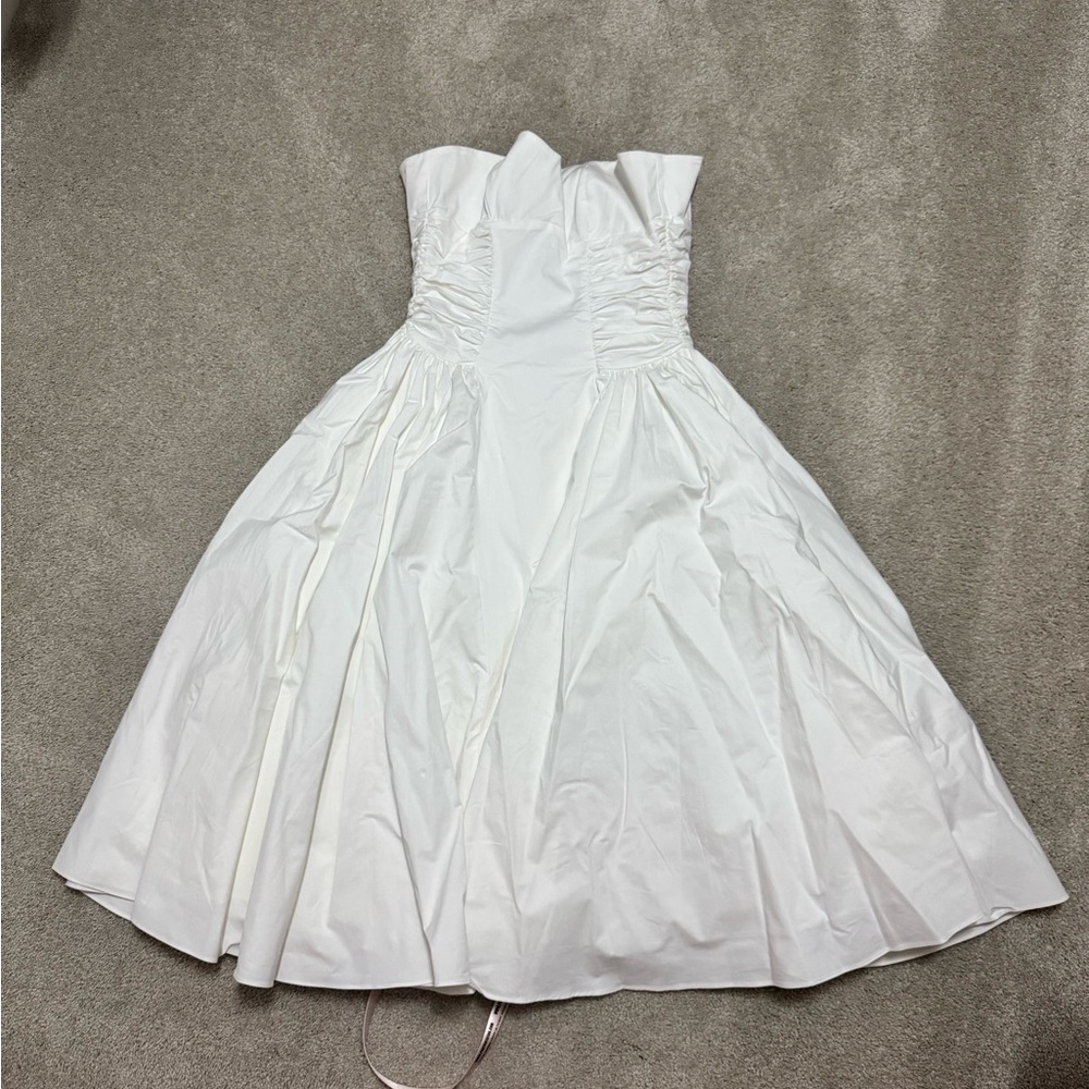 House of CB Georgiana Strapless Cotton Fit and Flare dress (NEVER WORN WITH TAGS